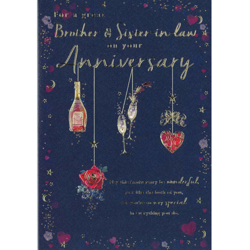 Picture of FOR A GREAT BROTHER AND SISTER IN LAW ON YOUR ANNIVERSARY